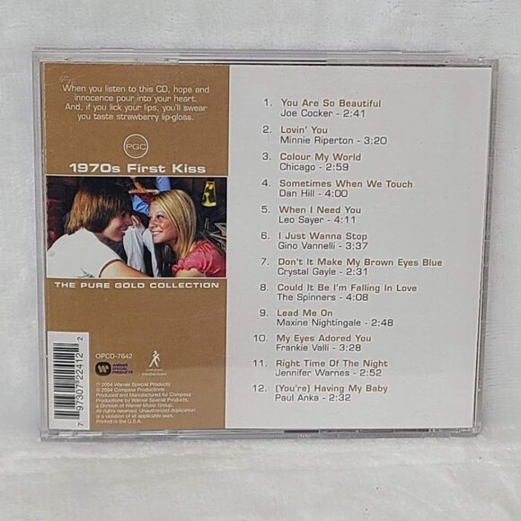 1970s First Kiss CD 2004 Compiliation Various Artists Pure Gold Collection - Picture 4 of 8